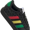 image:imageadidas Kids VL Court 30 ShoeBlackGreenPure Ruby