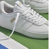 image:imageadidas Kids VL Court 30 ShoeCollegiate GreenOff WhiteGold Metallic