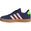 image:imageadidas Kids VL Court 30 ShoeDark BluePink SparkSolar Green