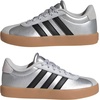 image:imageadidas Kids VL Court 30 ShoeSilver MetallicBlackLgh Solid Grey