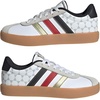 image:imageadidas Kids VL Court 30 ShoeWhiteBlackGold Metallic