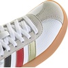 image:imageadidas Kids VL Court 30 ShoeWhiteBlackGold Metallic