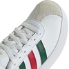 image:imageadidas Kids VL Court 30 ShoeWhiteDark GreenPower Red