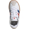 image:imageadidas Kids VL Court 30 ShoeWhiteTeam Royal BlueBetter Scarlet