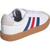 image:imageadidas Kids VL Court 30 ShoeWhiteTeam Royal BlueBetter Scarlet