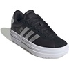 image:imageadidas Kids VL Court Bold ShoeBlackSilver MetallicWhite