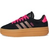 image:imageadidas Kids VL Court Bold ShoeBlackWonder BeigeShock Pink