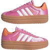 image:imageadidas Kids VL Court Bold ShoeBliss PinkOff White