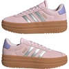image:imageadidas Kids VL Court Bold ShoeClear PinkSilver MetallicGold Metallic