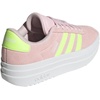 image:imageadidas Kids VL Court Bold ShoeClear PinkYellowWhite