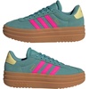 image:imageadidas Kids VL Court Bold ShoePowder TealShock PinkPowder Yellow