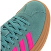 image:imageadidas Kids VL Court Bold ShoePowder TealShock PinkPowder Yellow
