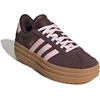 image:imageadidas Kids VL Court Bold ShoeShadow BrownClear PinkGold Metallic