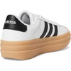 image:imageadidas Kids VL Court Bold ShoeWhiteBlackWonder Beige