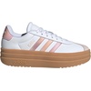 image:imageadidas Kids VL Court Bold ShoeWhitePowder CoralGum
