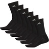 image:imageadidas Mens Athletic Cushioned Crew Socks 6 Pairs Durable amp ComfortableBlackAluminum 2