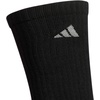 image:imageadidas Mens Athletic Cushioned Crew Socks 6 Pairs Durable amp ComfortableBlackAluminum 2