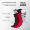 image:imageadidas Mens Athletic Cushioned Crew Socks 6 Pairs Durable amp ComfortableCool Light HeatherBlackBetter ScarletMixed2