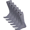 image:imageadidas Mens Athletic Cushioned Crew Socks 6 Pairs Durable amp ComfortableHeather GreyBlack