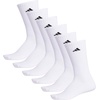 image:imageadidas Mens Athletic Cushioned Crew Socks 6 Pairs Durable amp ComfortableWhiteBlack