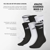 image:imageadidas Mens Athletic Cushioned Crew Socks 6 Pairs Durable amp ComfortableWhiteBlackMixed2