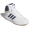 image:imageadidas Mens Hoops Mid Classic Lace Up Sneakers Shoes Casual  Blue WhiteWhitePreloved InkOrbit Grey