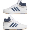 image:imageadidas Mens Hoops Mid Classic Lace Up Sneakers Shoes Casual  Blue WhiteWhitePreloved InkOrbit Grey