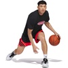 image:imageadidas Mens Pro Motion Basketball ShortsBlackLucid Red