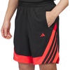 image:imageadidas Mens Pro Motion Basketball ShortsBlackLucid Red