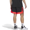 image:imageadidas Mens Pro Motion Basketball ShortsBlackLucid Red