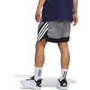 image:imageadidas Mens Pro Motion Basketball ShortsGreyBlack
