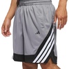 image:imageadidas Mens Pro Motion Basketball ShortsGreyBlack