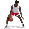 image:imageadidas Mens Pro Motion Basketball ShortsPure RubyWhite