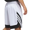 image:imageadidas Mens Pro Motion Basketball ShortsWhiteBlack