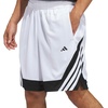 image:imageadidas Mens Pro Motion Basketball ShortsWhiteBlack