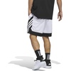 image:imageadidas Mens Pro Motion Basketball ShortsWhiteBlack