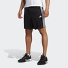 image:imageadidas Mens Train Essentials Pique Striped Athletic Shorts Training Casual Bottoms Casual Moisture Wicking  PinkBlackWhite
