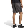image:imageadidas Mens Train Essentials Pique Striped Athletic Shorts Training Casual Bottoms Casual Moisture Wicking  PinkGrey FiveBlack