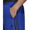 image:imageadidas Mens Train Essentials Pique Striped Athletic Shorts Training Casual Bottoms Casual Moisture Wicking  PinkLucid BlueBlack