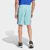image:imageadidas Mens Train Essentials Pique Striped Athletic Shorts Training Casual Bottoms Casual Moisture Wicking  PinkMint TonBlack
