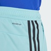 image:imageadidas Mens Train Essentials Pique Striped Athletic Shorts Training Casual Bottoms Casual Moisture Wicking  PinkMint TonBlack