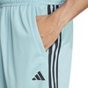image:imageadidas Mens Train Essentials Pique Striped Athletic Shorts Training Casual Bottoms Casual Moisture Wicking  PinkMint ToneBlack