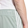 image:imageadidas Mens Train Essentials Pique Striped Athletic Shorts Training Casual Bottoms Casual Moisture Wicking  PinkSilver GreenWhite