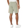 image:imageadidas Mens Train Essentials Pique Striped Athletic Shorts Training Casual Bottoms Casual Moisture Wicking  PinkSilver PebbleCoral Fusion