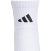 image:imageadidas Unisex Select Basketball Socks 1 PairWhiteBlack2Quarter
