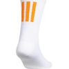 image:imageadidas Unisex Select Basketball Socks 1 PairWhiteBright Orange2Quarter