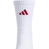 image:imageadidas Unisex Select Basketball Socks 1 PairWhiteTeam Power Red 22Quarter