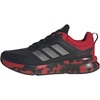 image:imageadidas Kids Fortarun 40 Big KidBlackIron MetallicBetter Scarlet
