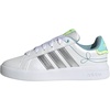 White/Silver Metallic/Flash Aqua