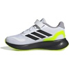 image:imageadidas Kids Marvel Run Falcon 5 Elastic Lace amp StrapWhiteBlackLucid Lemon